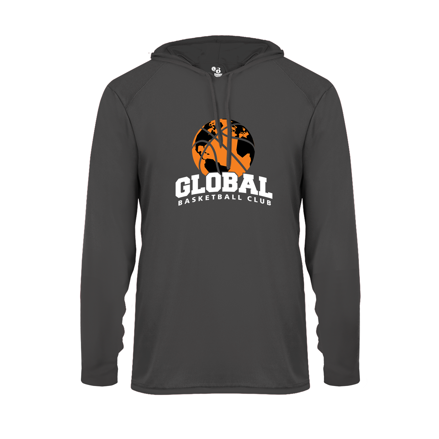 Badger Long Sleeve Hooded Tee (Unisex)