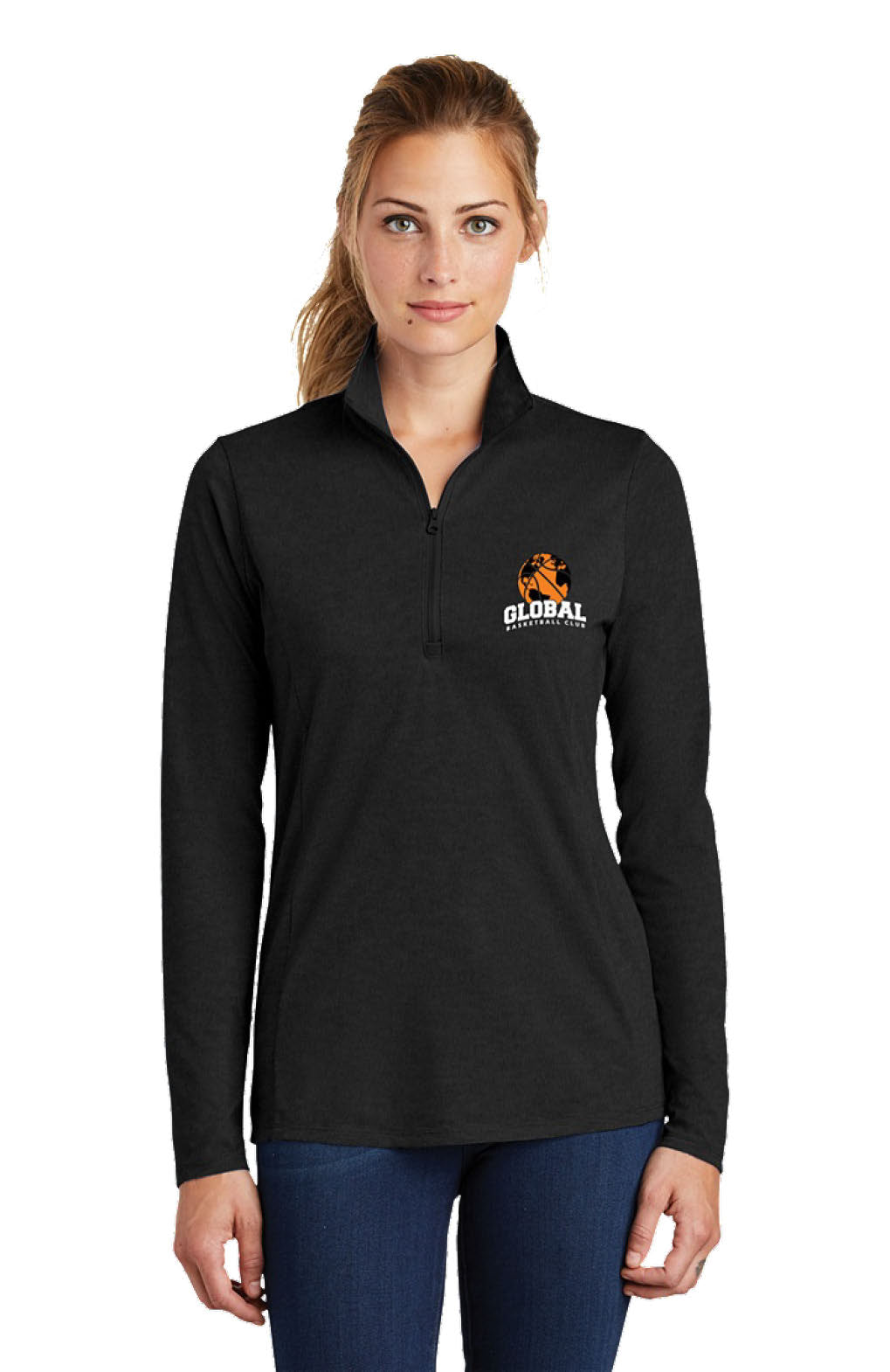 Sport-Tek PosiCharge Tri-Blend Wicking 1/4-Zip Pullover (Ladies)