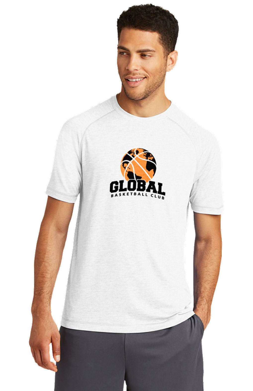 Sport-Tek PosiCharge Tri-Blend Wicking Raglan Tee (Unisex)