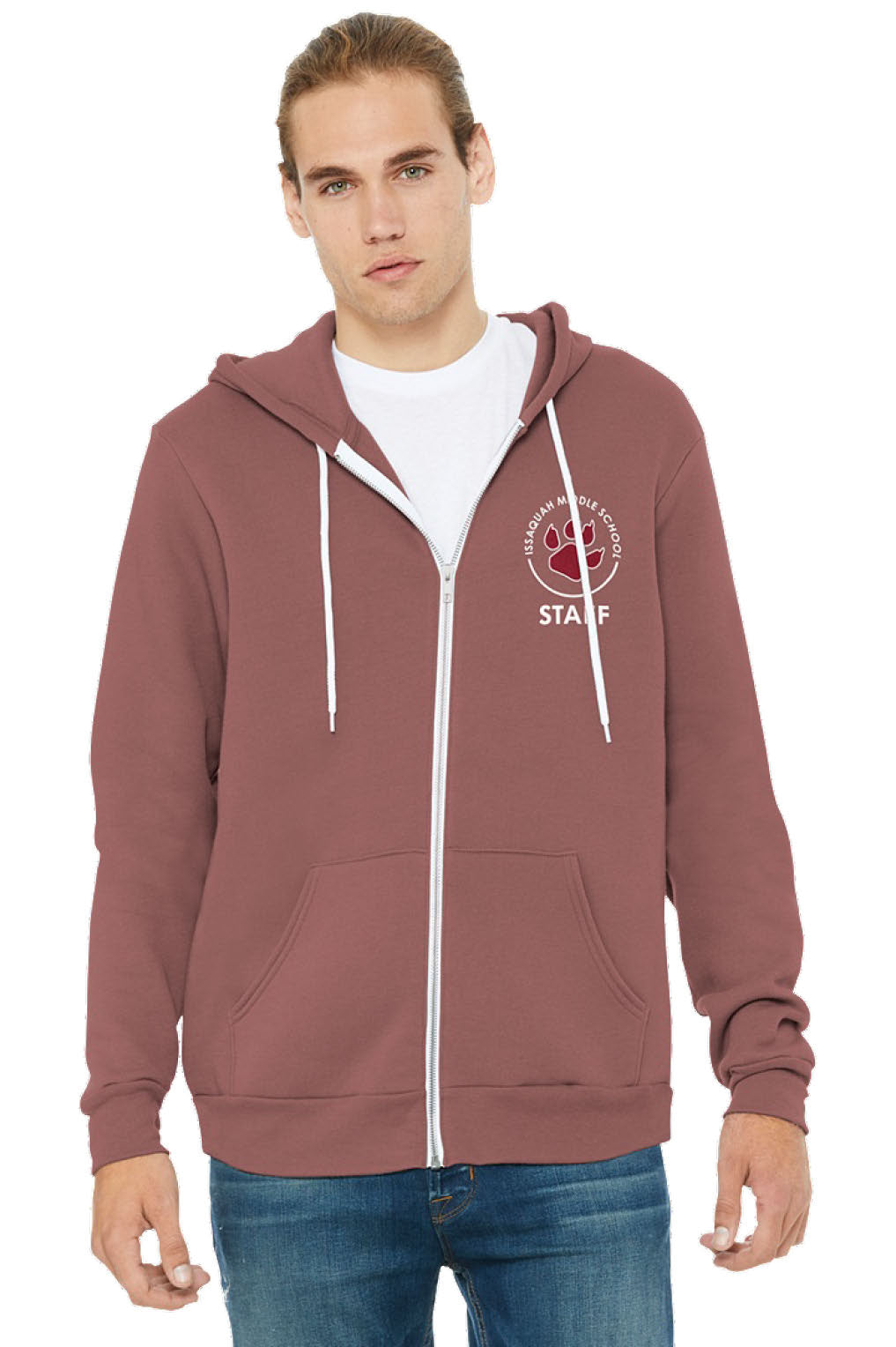Bella+Canvas Sponge Fleece Full-Zip Hoodie