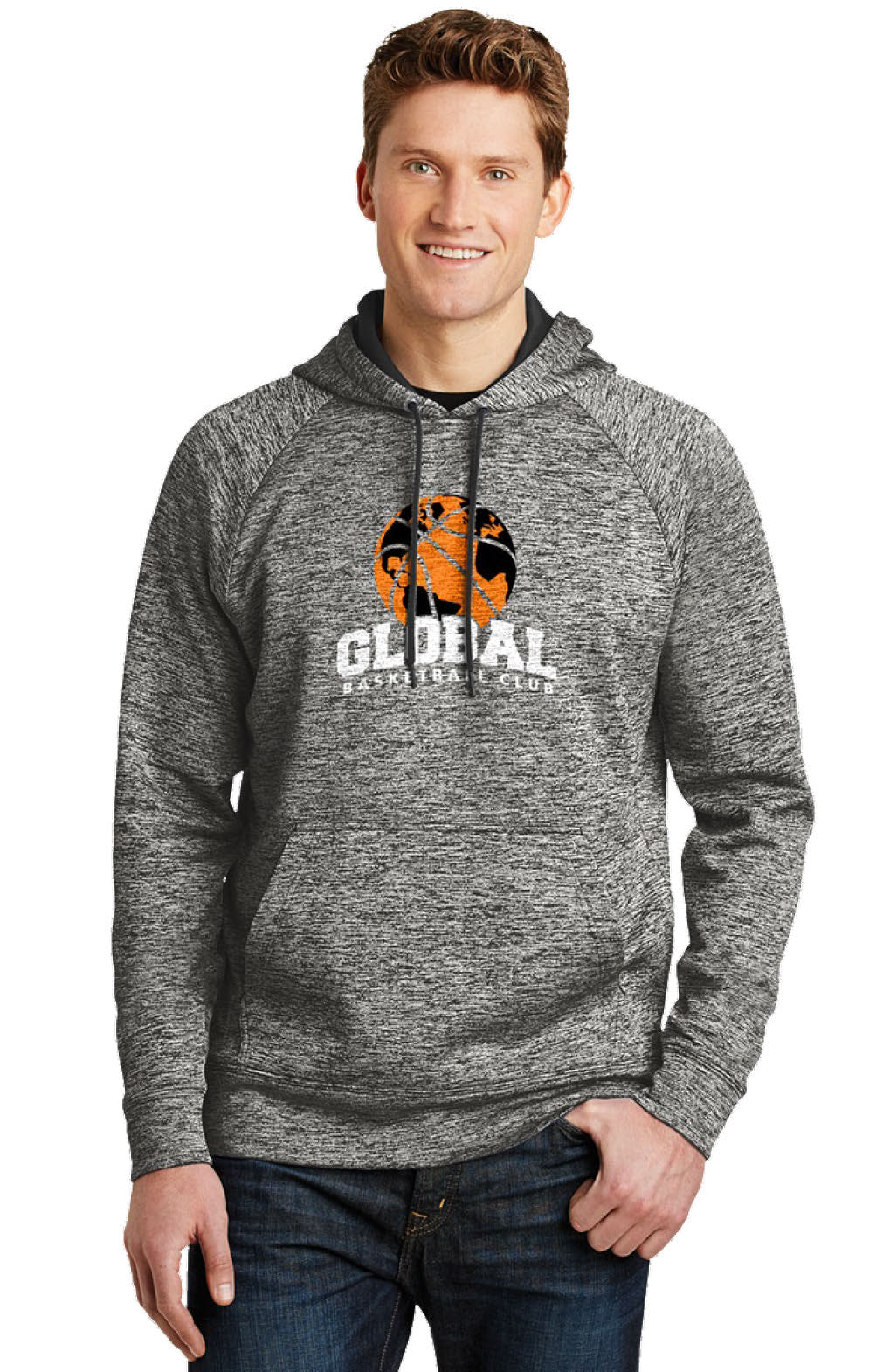 Sport-Tek PosiCharge Electric Heather Fleece Hooded Pullover (Unisex)