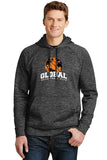 Sport-Tek PosiCharge Electric Heather Fleece Hooded Pullover (Unisex)