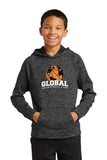 Sport-Tek PosiCharge Electric Heather Fleece Hooded Pullover (Youth)